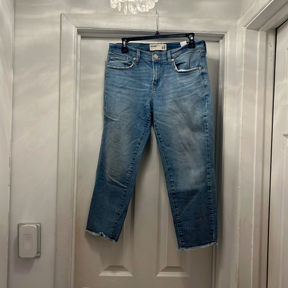 Garage Denim - Garage crop jeans, size 7, mid rise